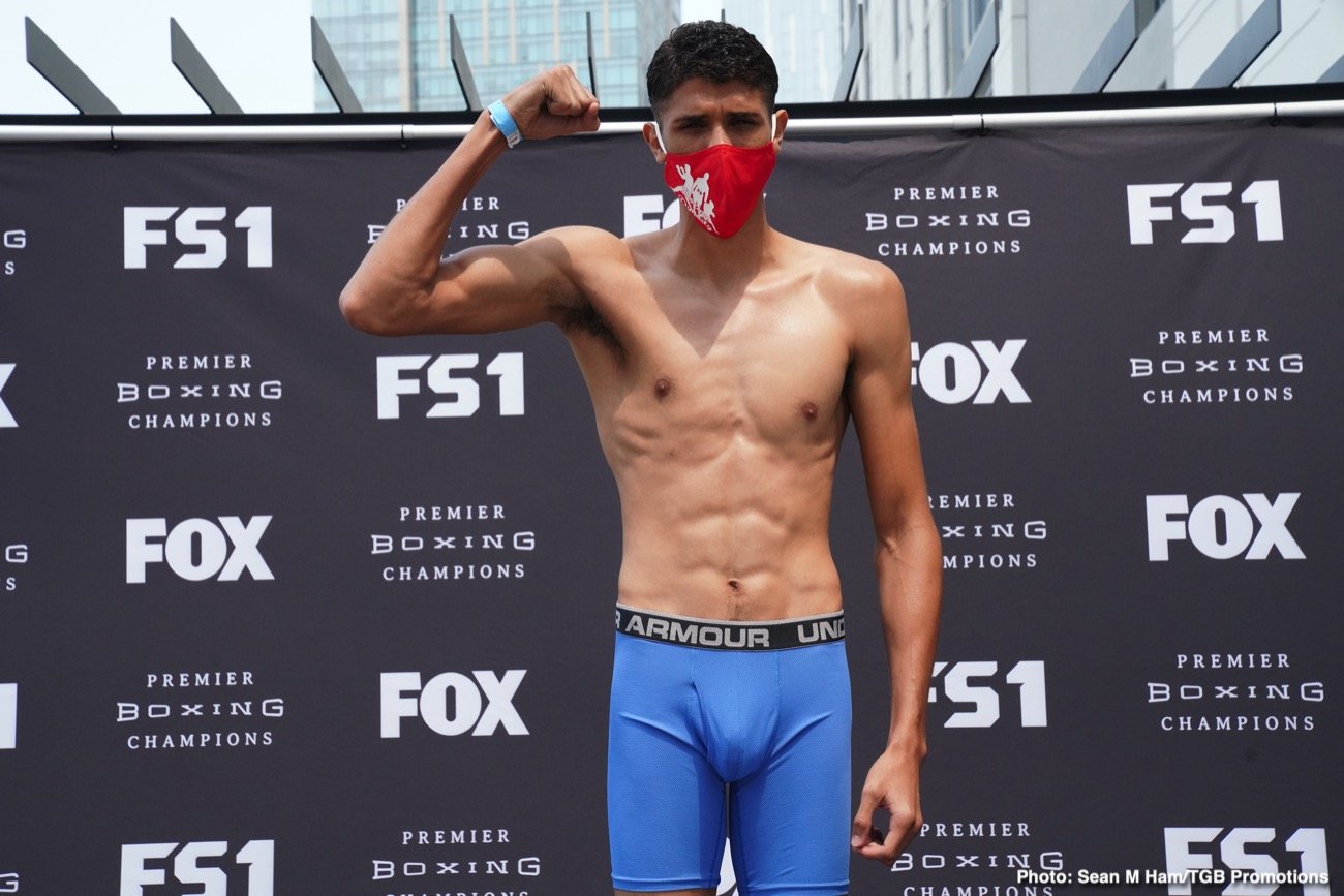 Porter vs Formella Official FOX PBC Weigh In Results