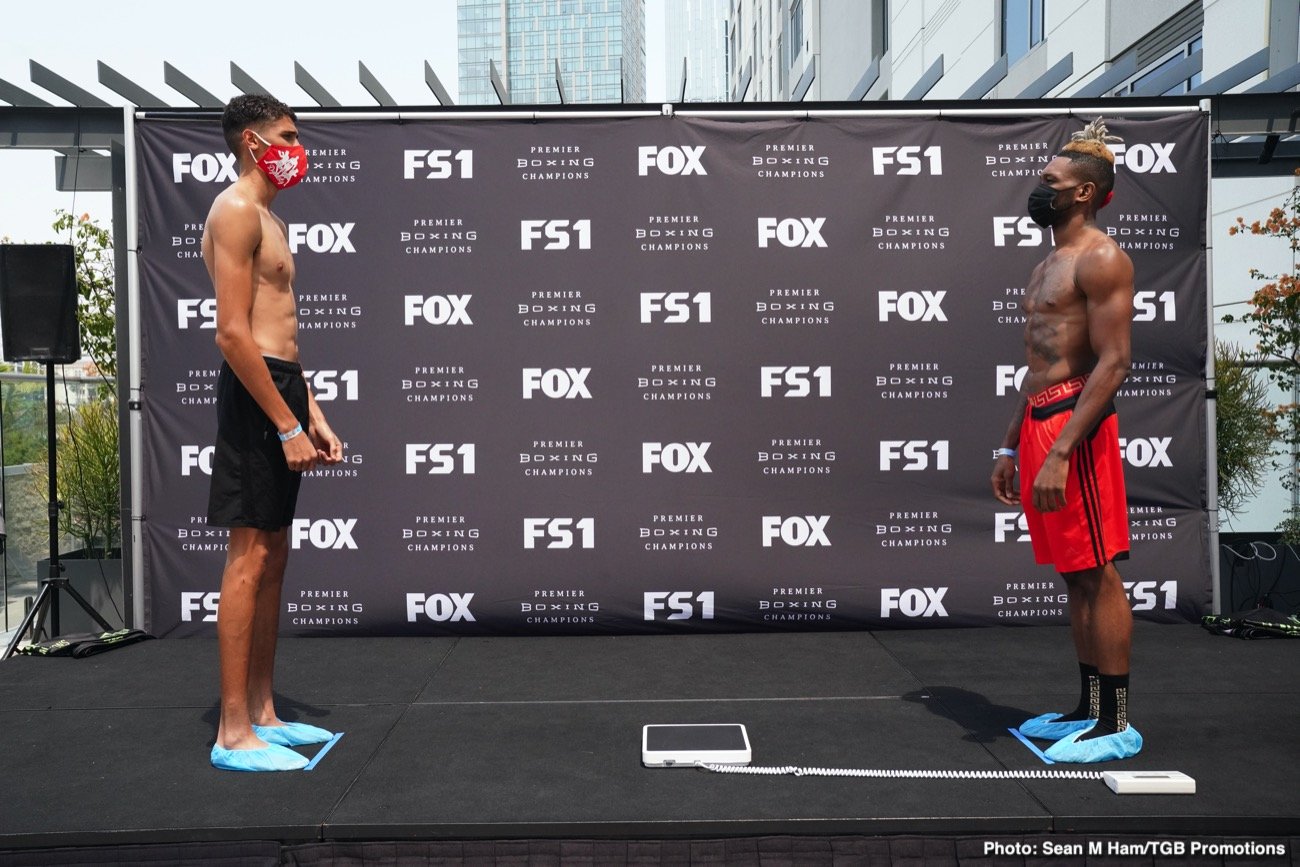 Porter vs Formella Official FOX PBC Weigh In Results