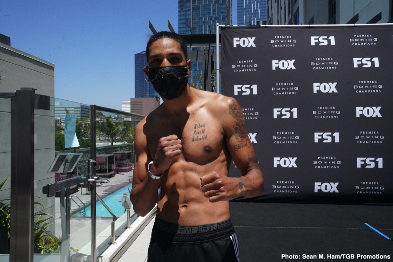 Jamal James vs Thomas Dulorme Offical FOX Weigh In Results