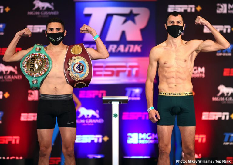 Jose Ramirez vs. Viktor Postol Official Weigh In Results