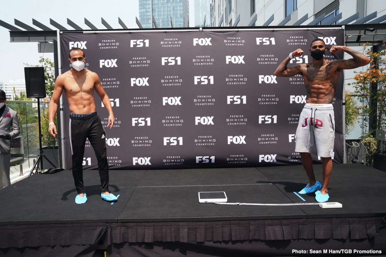 Porter vs Formella Official FOX PBC Weigh In Results