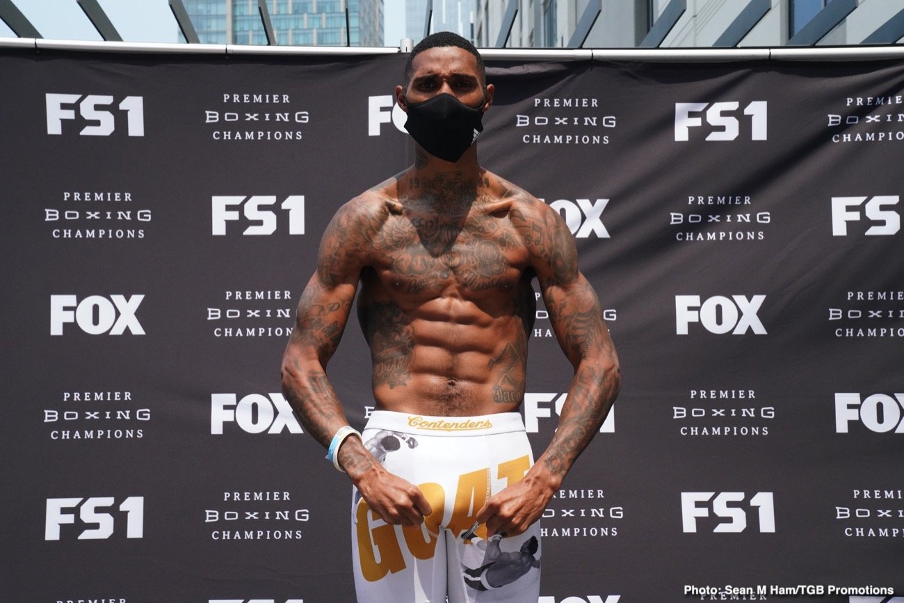 Porter vs Formella Official FOX PBC Weigh In Results