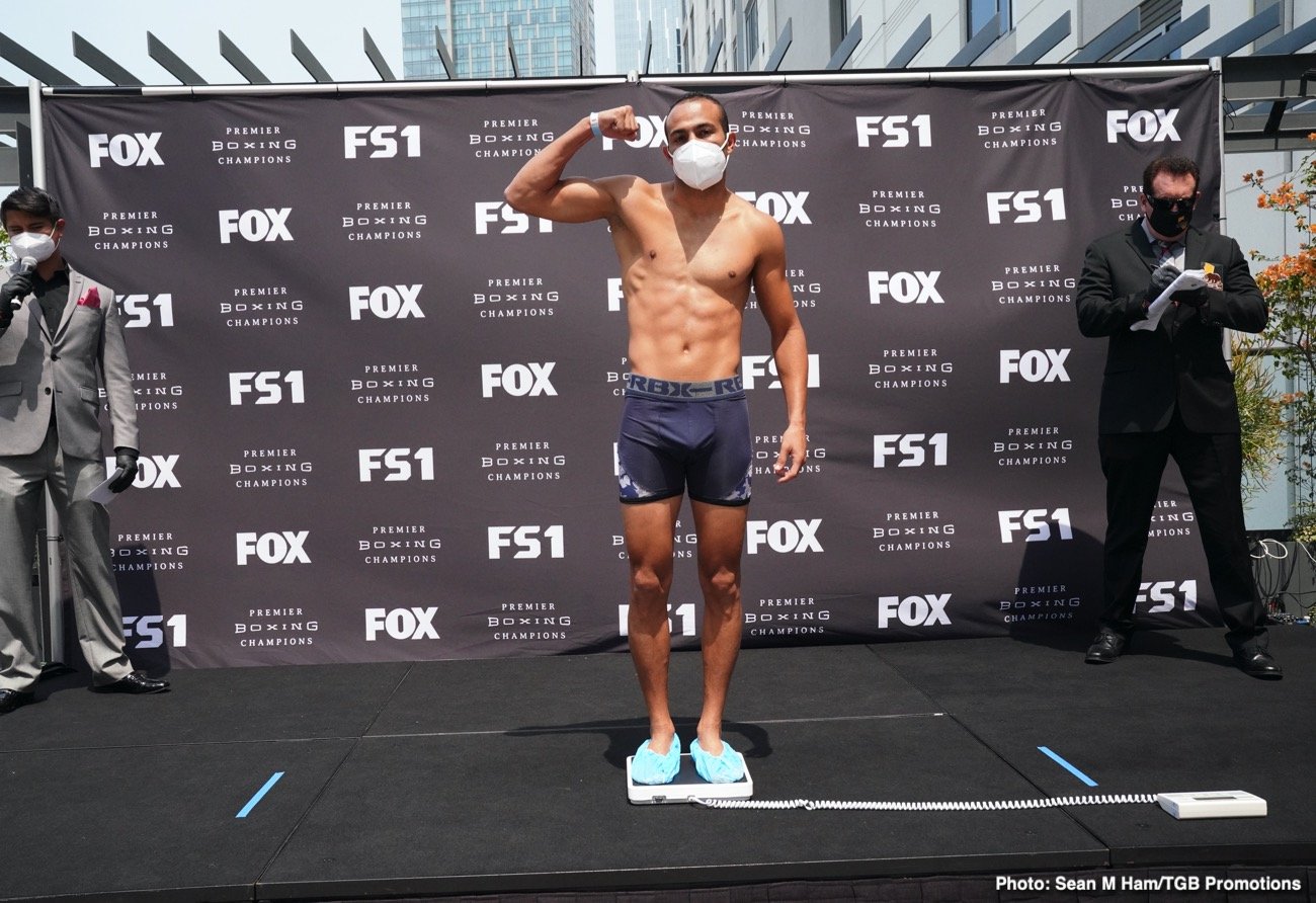 Porter vs Formella Official FOX PBC Weigh In Results