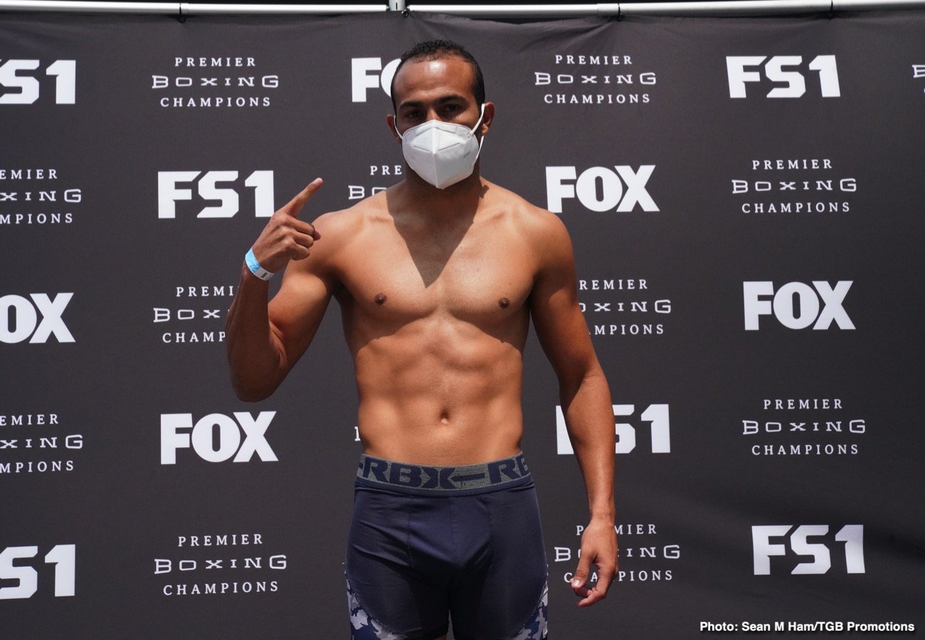 Porter vs Formella Official FOX PBC Weigh In Results