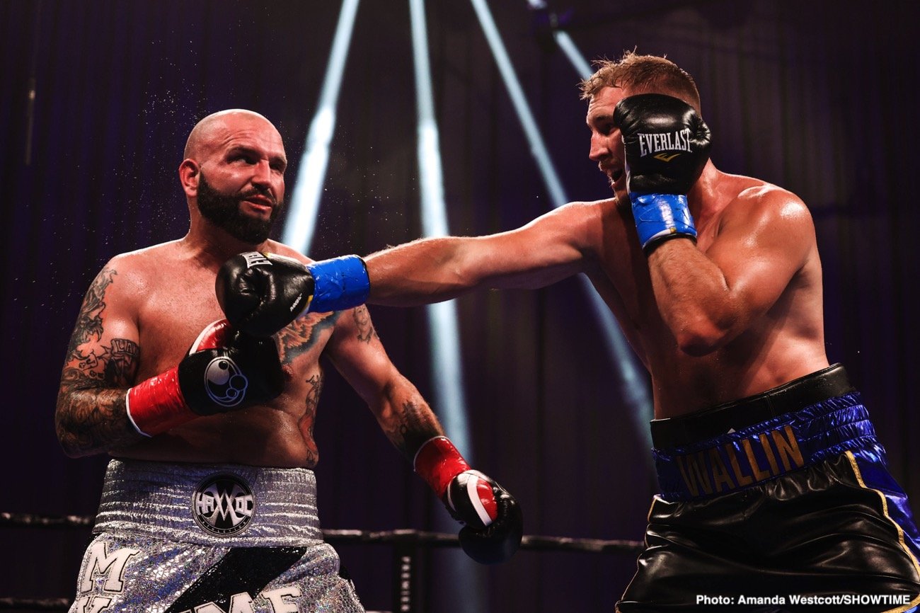 Boxing photo: Otto Wallin, Travis Kauffman image After Retiring Travis Kauffman, What Next For Otto Wallin?