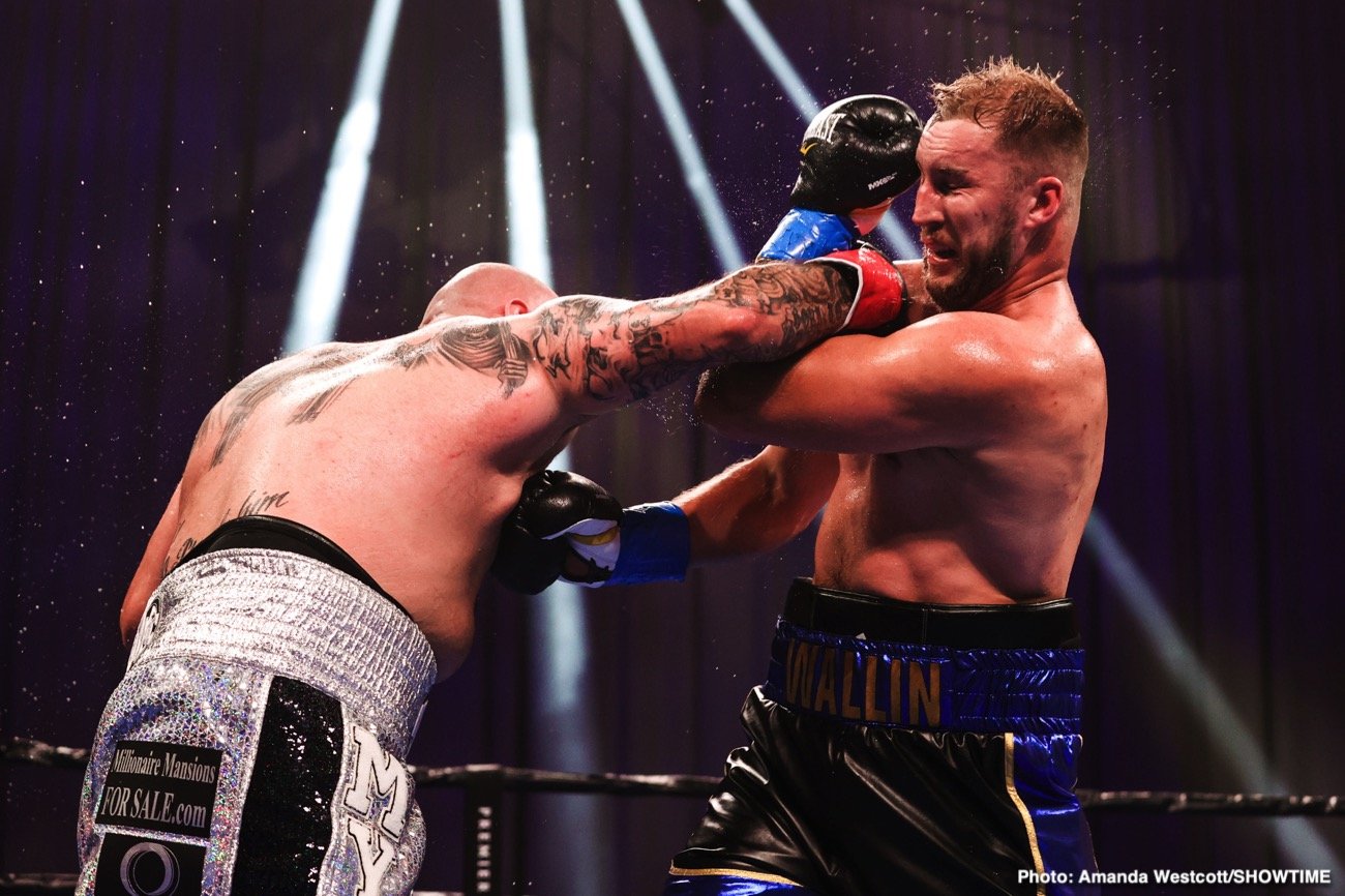 Boxing photo: Otto Wallin, Travis Kauffman image After Retiring Travis Kauffman, What Next For Otto Wallin?