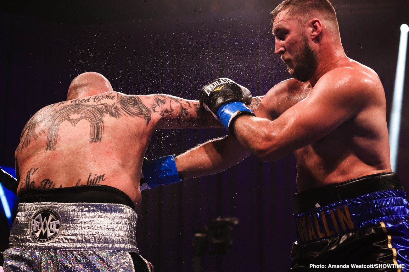 Boxing photo: Otto Wallin, Travis Kauffman image After Retiring Travis Kauffman, What Next For Otto Wallin?