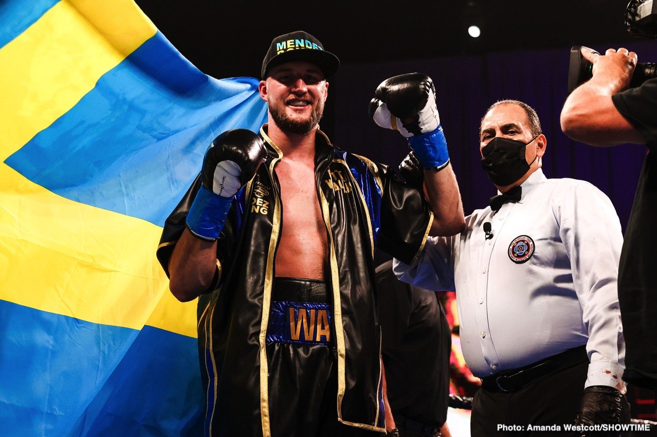 Boxing photo: Otto Wallin, Travis Kauffman image After Retiring Travis Kauffman, What Next For Otto Wallin?