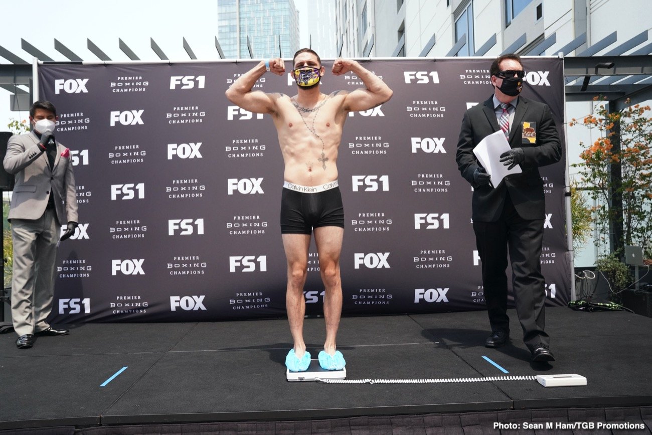Porter vs Formella Official FOX PBC Weigh In Results