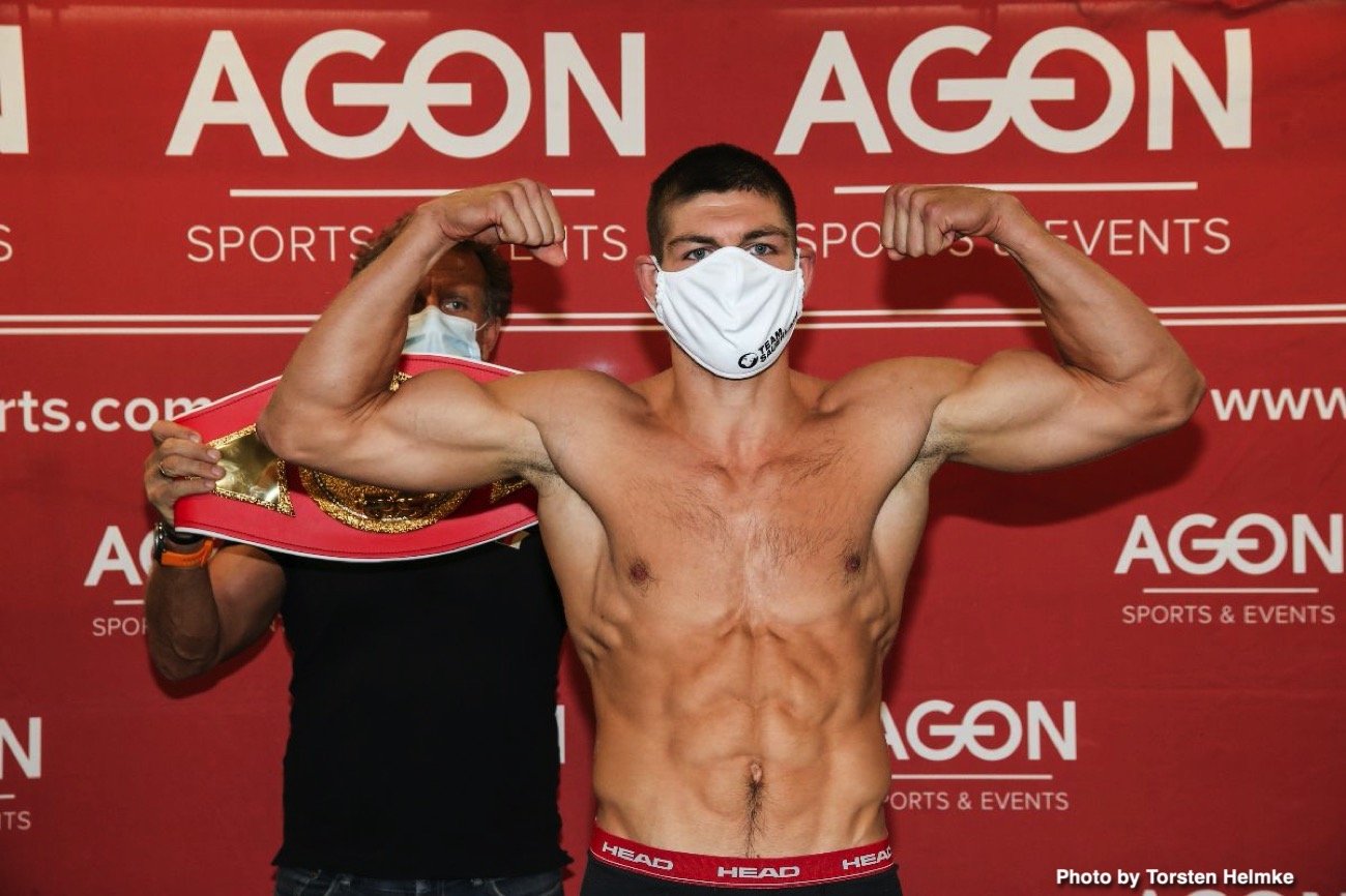 Abass Baraou vs Jack Culcay Official Weights from Berlin, Germany