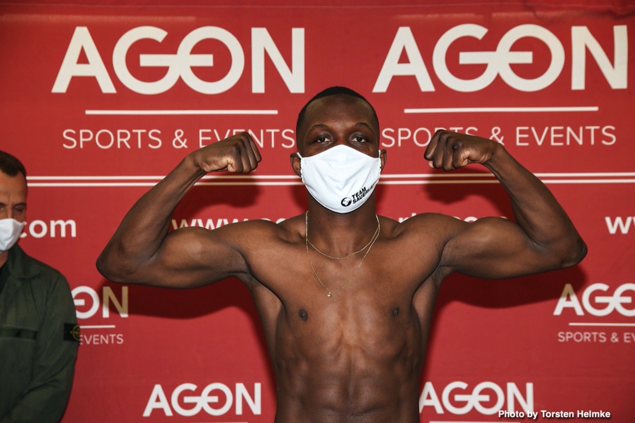 Abass Baraou vs Jack Culcay Official Weights from Berlin, Germany