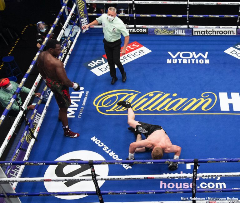 Dillian Whyte tells Hearn to get him a rematch in December - Boxing Results
