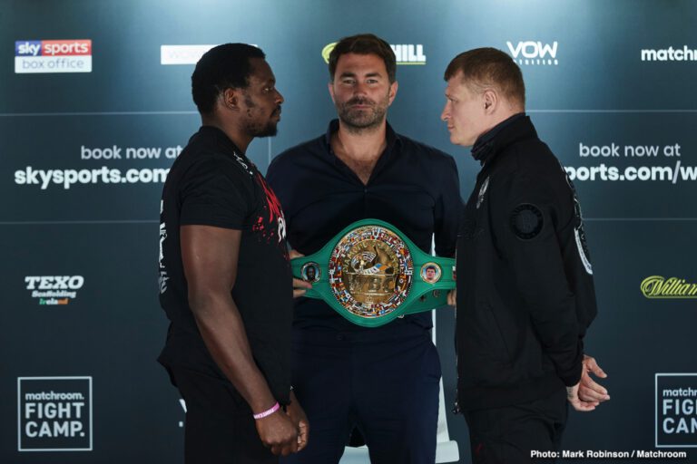 Dillian Whyte vs. Povetkin Final Presser Quotes