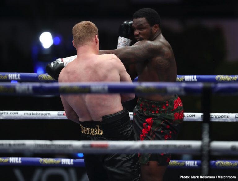 Hearn working on Warrington - Xu, Povetkin - Whyte II, and Avanesyan - Kelly