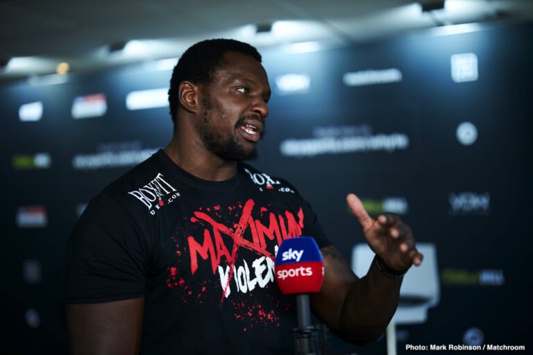 Whyte Took His Time Signing On For The Fury Fight; Trainer Says Whyte Will Be “Too Much” For Fury
