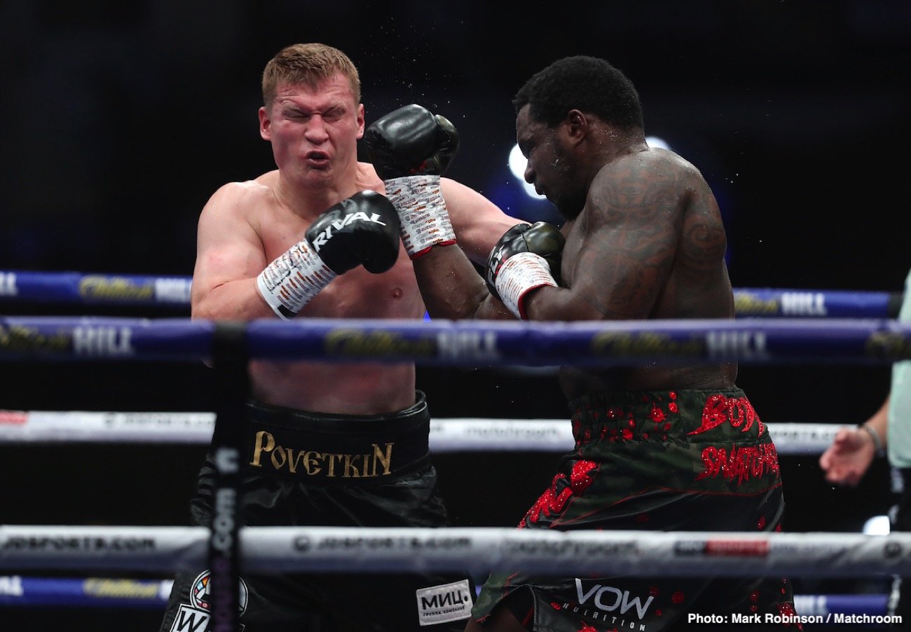 Povetkin withdraws from Whyte fight, tests positive for COVID 19