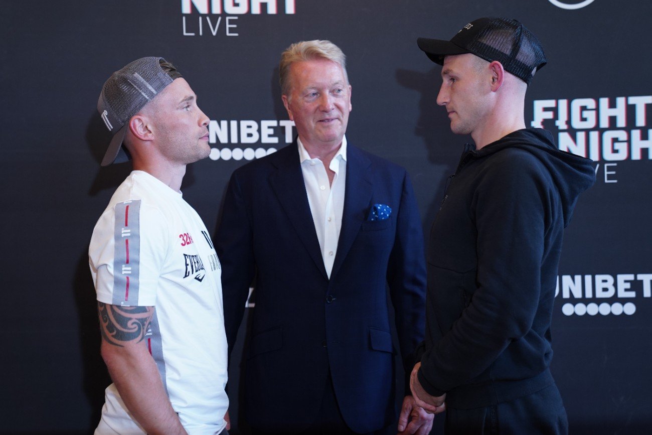 Carl Frampton v Darren Traynor press conference quotes for Saturday