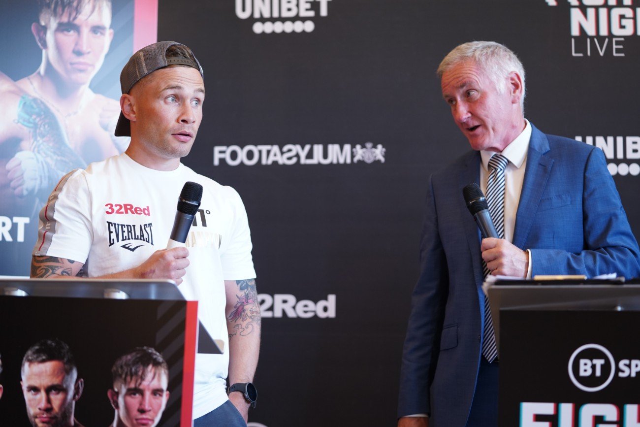 Carl Frampton v Darren Traynor press conference quotes for Saturday