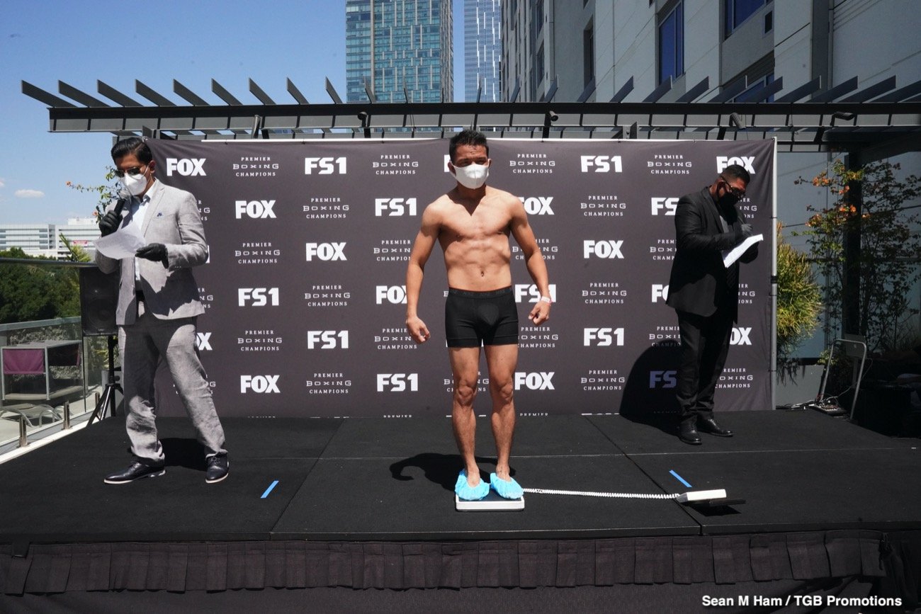 Yordenis Ugas vs Abel Ramos Official FOX Weigh In Results