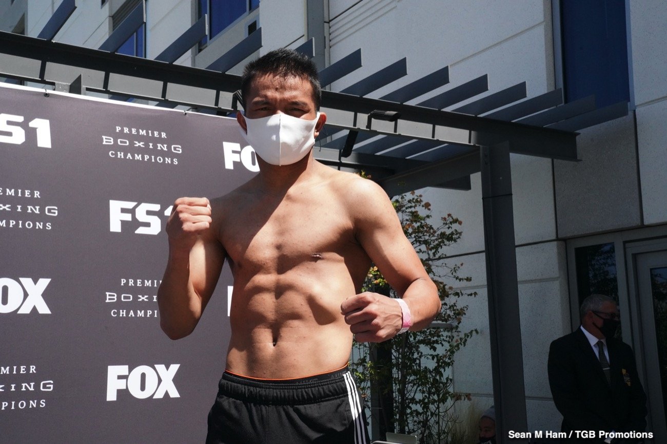 Yordenis Ugas vs Abel Ramos Official FOX Weigh In Results