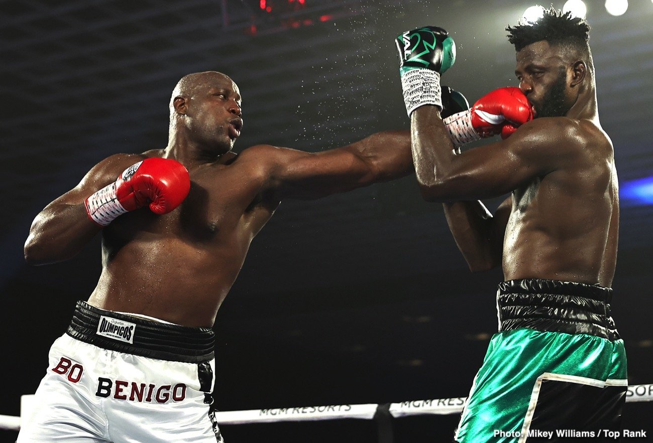 Efe Ajagba Wins Top Rank Debut - Boxing Results