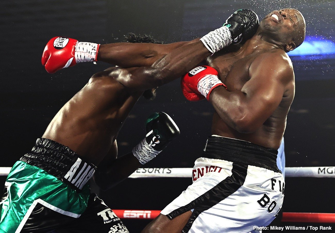 Efe Ajagba Wins Top Rank Debut - Boxing Results