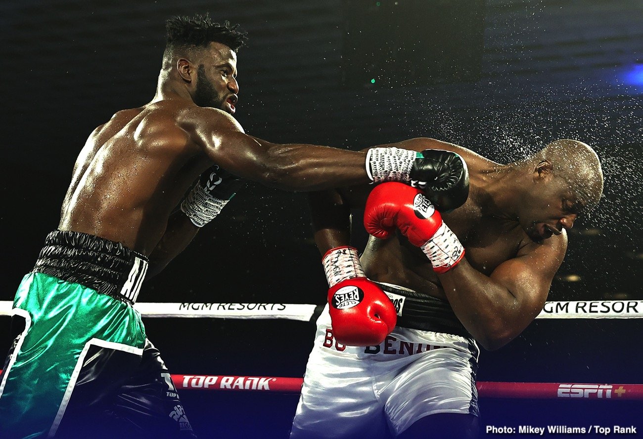 Efe Ajagba boxing image / photo