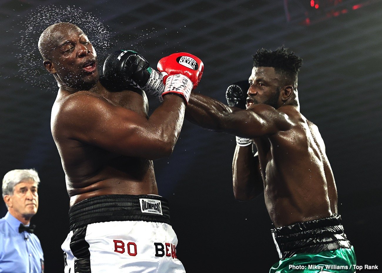 Efe Ajagba Wins Top Rank Debut - Boxing Results