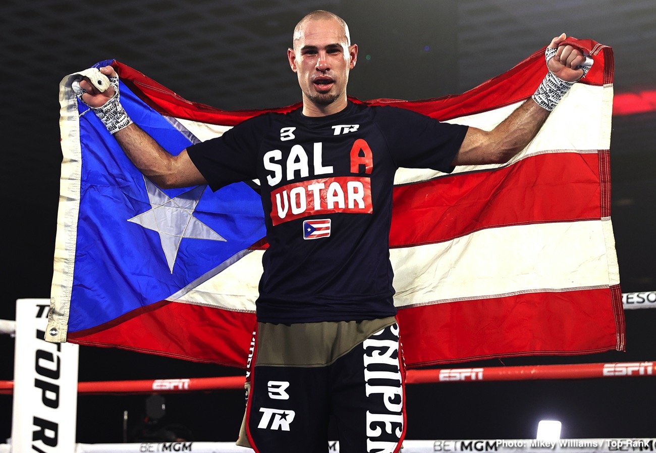 Jose Pedraza dominates Javier Molina, Ajagba Decisions Rice - Boxing Results