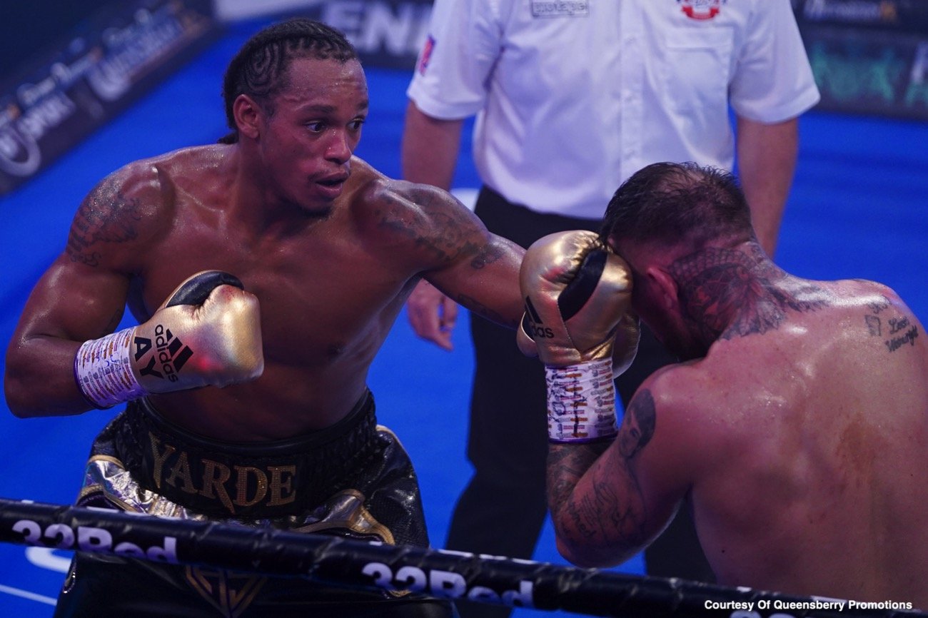 Boxing photo: Anthony Yarde image Anthony Yarde Stops Dec Spelman In Six - Boxing Results