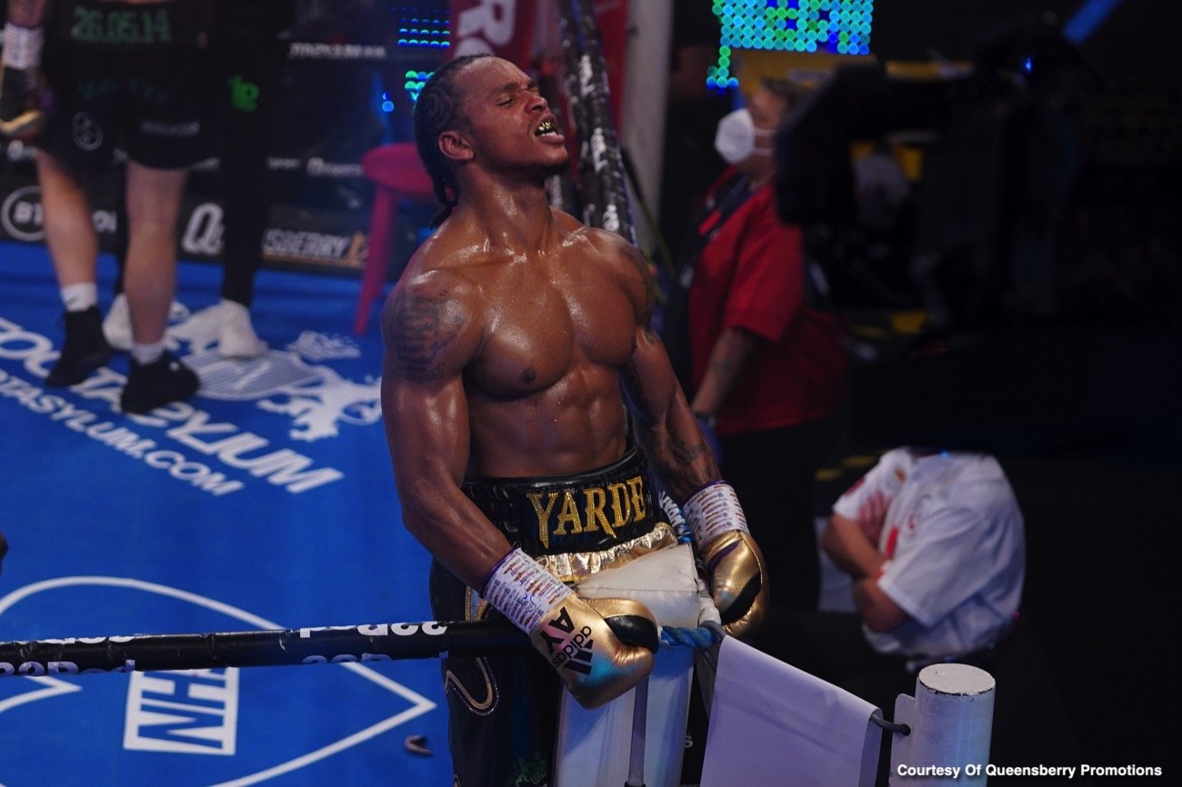 Anthony Yarde Stops Dec Spelman In Six - Boxing Results