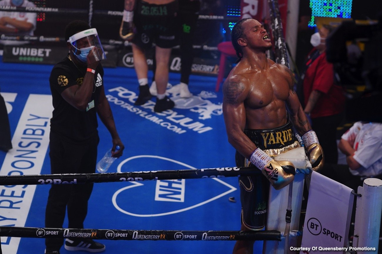 Boxing photo: Anthony Yarde image Anthony Yarde Stops Dec Spelman In Six - Boxing Results