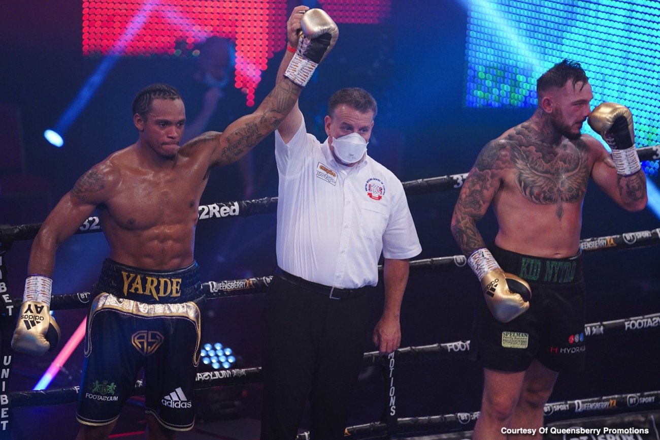 Boxing photo: Anthony Yarde image Anthony Yarde Stops Dec Spelman In Six - Boxing Results