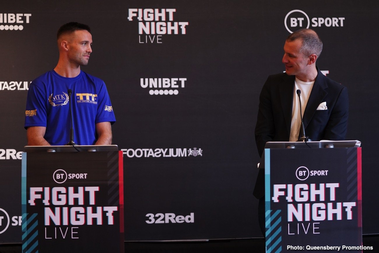 Boxing photo: Josh Taylor image Josh Taylor v Khongsong, Edwards v Williams Weigh In Results
