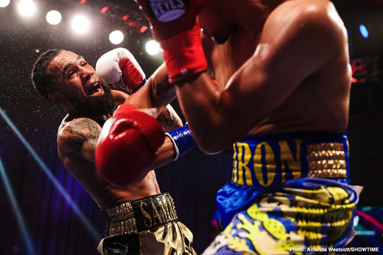 Photos: Jermell Charlo KOs Jeison Rosario; Jermall Charlo defeats Derevyanchenko