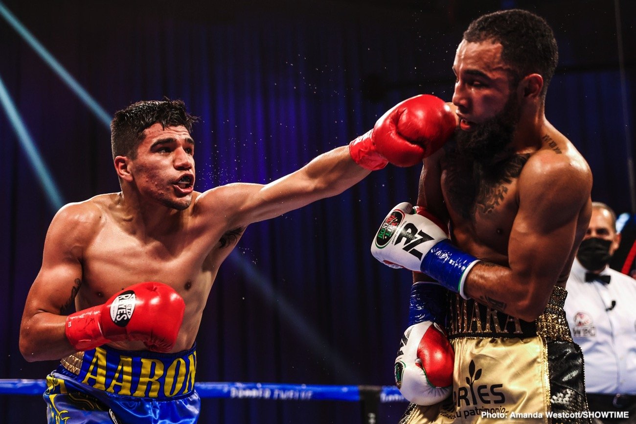 Photos: Jermell Charlo KOs Jeison Rosario; Jermall Charlo defeats Derevyanchenko