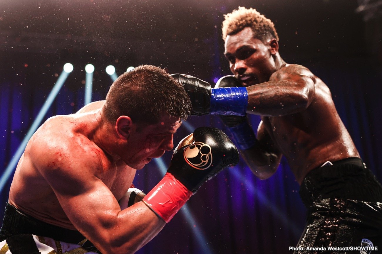 Photos: Jermell Charlo KOs Jeison Rosario; Jermall Charlo defeats Derevyanchenko