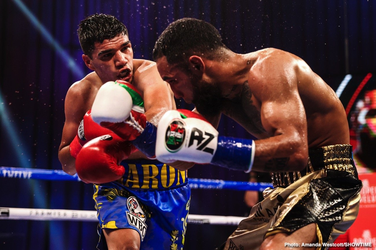 Photos: Jermell Charlo KOs Jeison Rosario; Jermall Charlo defeats Derevyanchenko