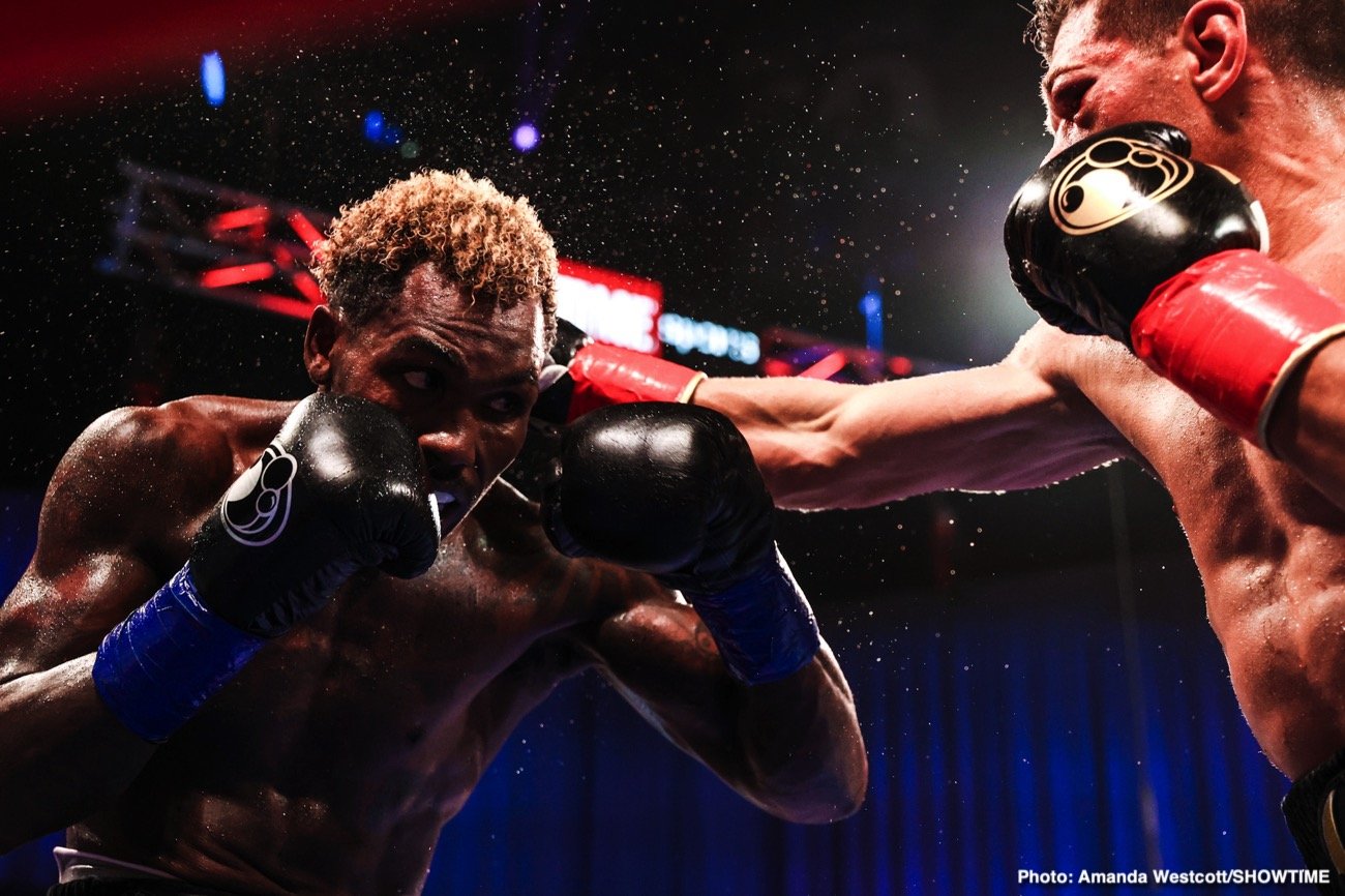 Photos: Jermell Charlo KOs Jeison Rosario; Jermall Charlo defeats Derevyanchenko