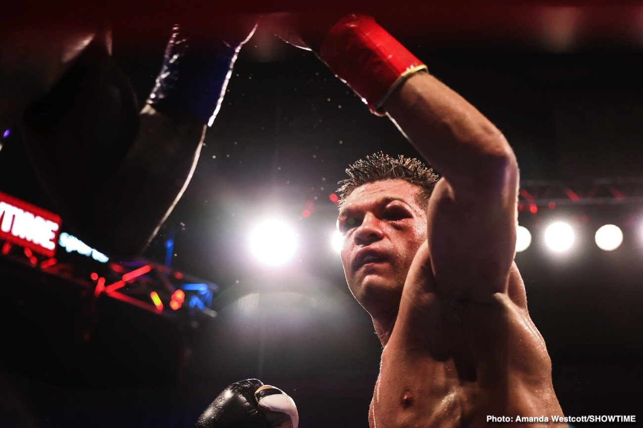 Photos: Jermell Charlo KOs Jeison Rosario; Jermall Charlo defeats Derevyanchenko