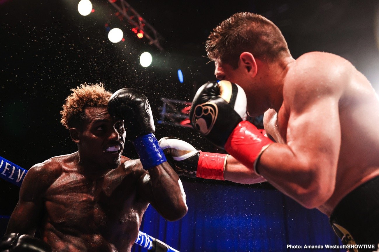 Photos: Jermell Charlo KOs Jeison Rosario; Jermall Charlo defeats Derevyanchenko