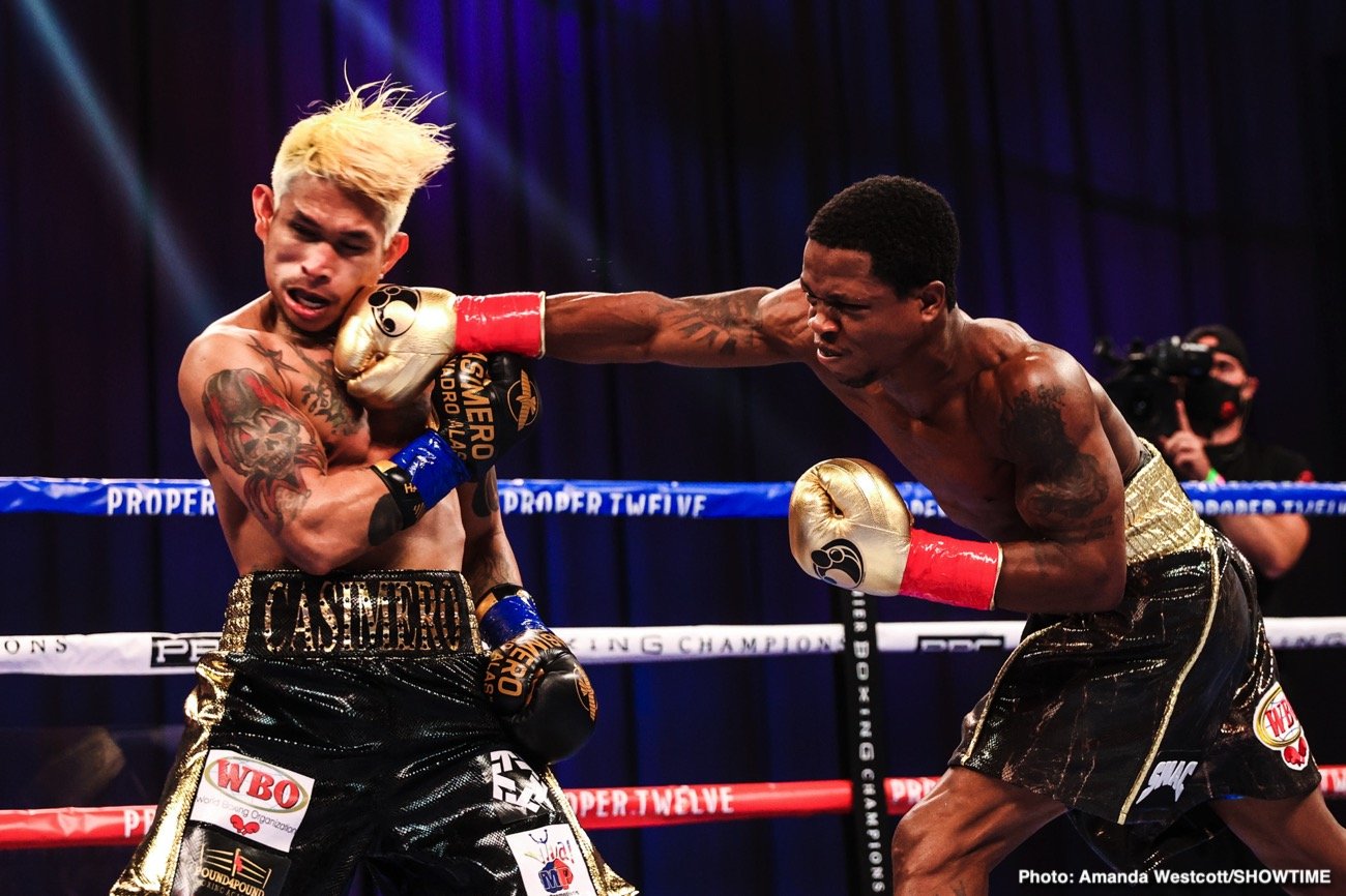Casimero Retains WBO Bantam Title With Quick Win Over Micah - Boxing Results