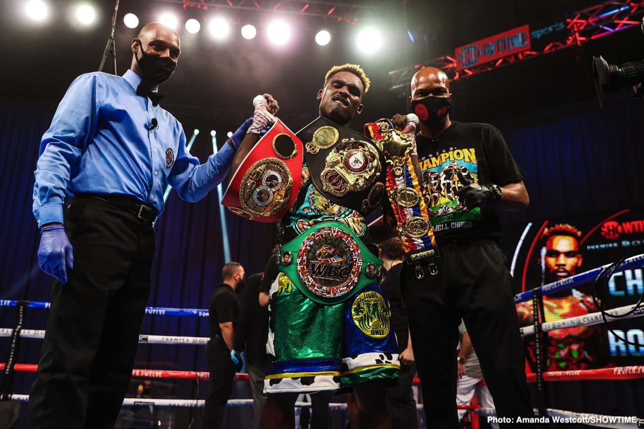 Jermell Charlo KOs Jeison Rosario in 8th round - Boxing Results