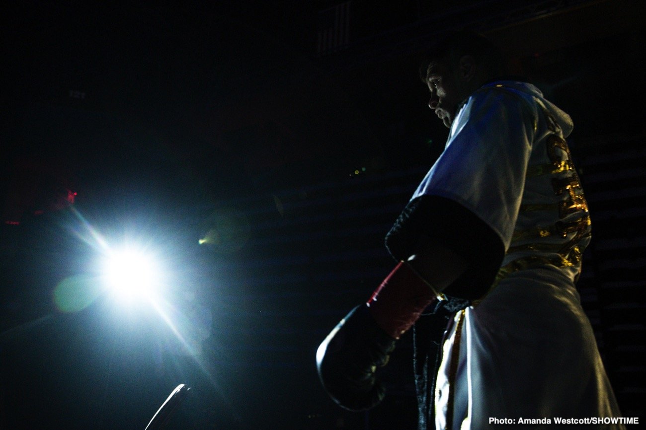 Photos: Jermell Charlo KOs Jeison Rosario; Jermall Charlo defeats Derevyanchenko
