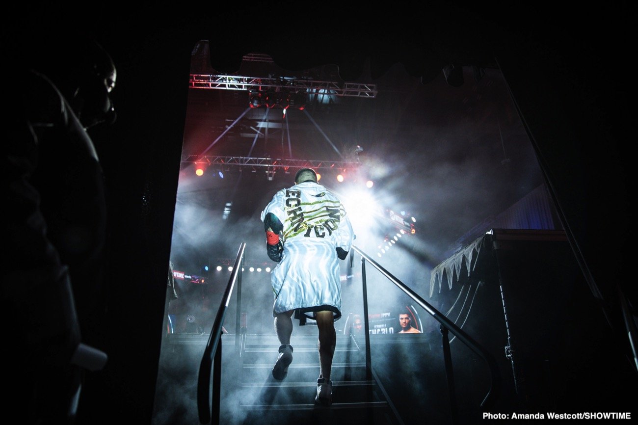 Photos: Jermell Charlo KOs Jeison Rosario; Jermall Charlo defeats Derevyanchenko