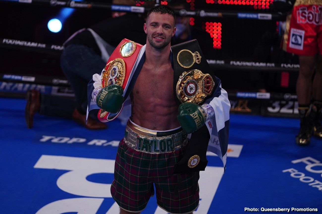 Josh Taylor Destroys Khongsong In A Round With Brutal Body Shot -Boxing Results