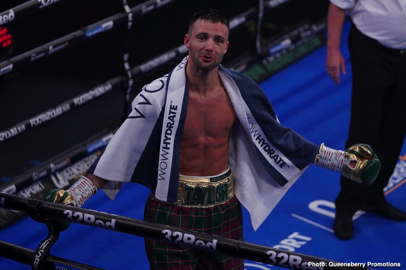 Josh Taylor Destroys Khongsong In A Round With Brutal Body Shot -Boxing Results