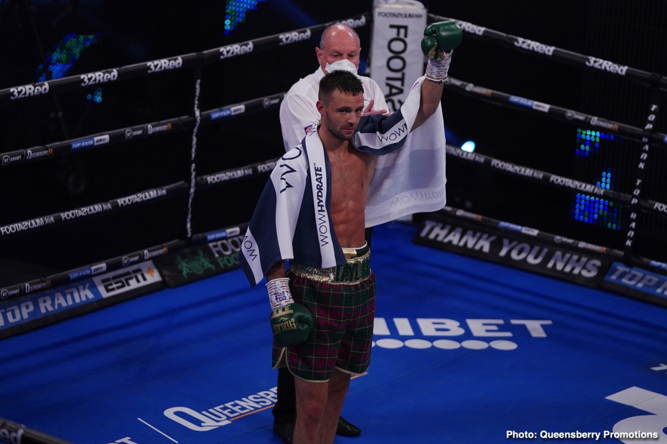 Josh Taylor Destroys Khongsong In A Round With Brutal Body Shot -Boxing Results