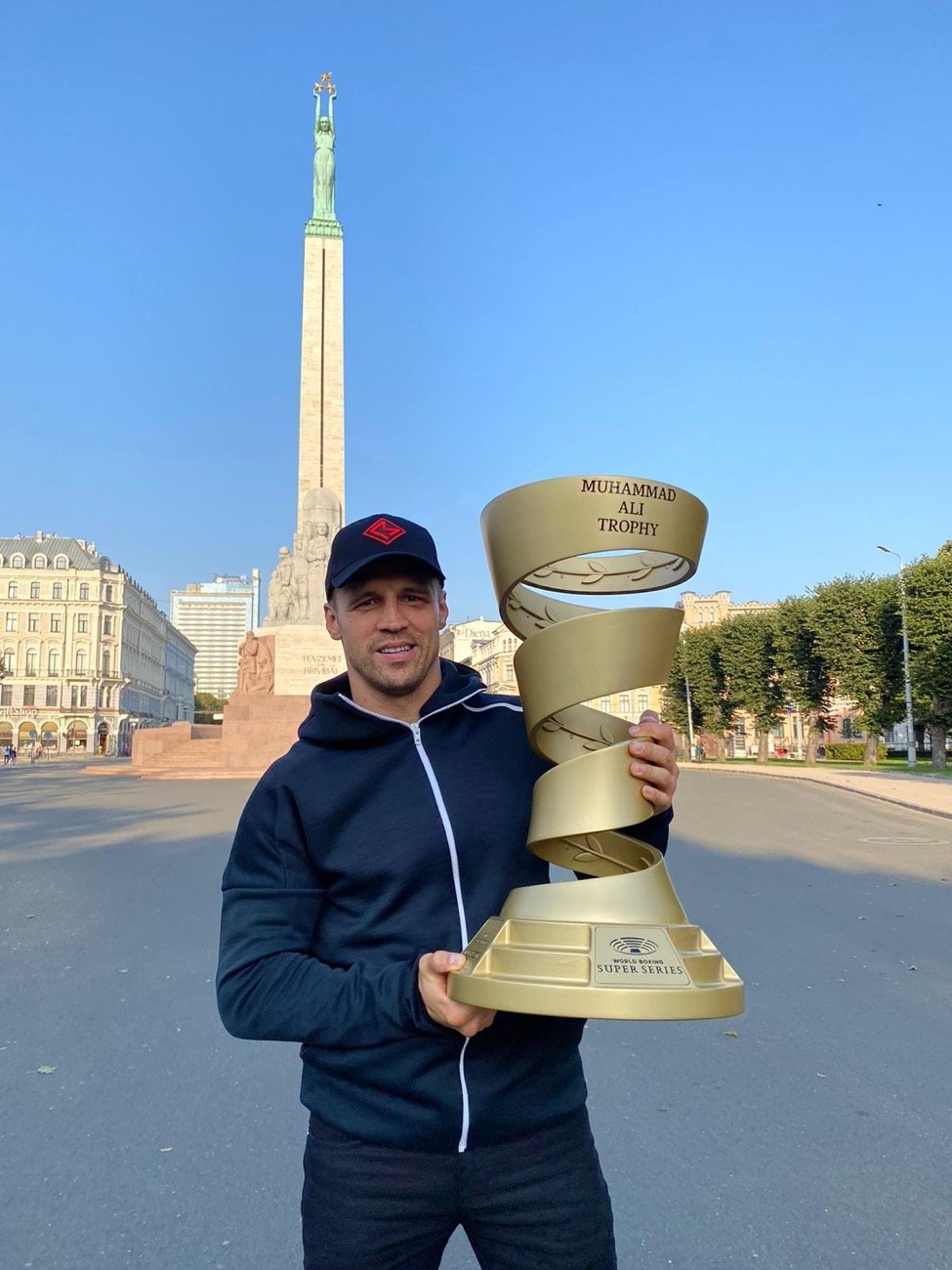 WBSS Champ Mairis Briedis returns to Latvia with the Ali Trophy