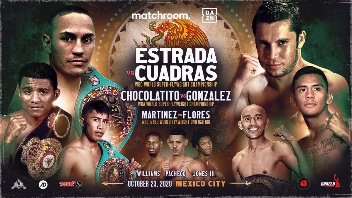 Mexico hosts Estrada, Chocolatito and Martinez world title blockbuster on Oct.23